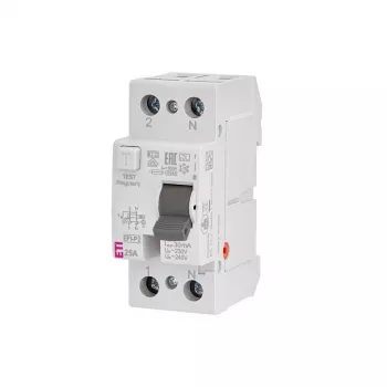 EFI-P2 25A/30MA/A Ρελέ διαφυγής 25A 2P 2M 30MA Type A 10kA