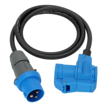Brennenstuhl CEE Καλώδιο αντάπτορα 230V 16A 1,5m H07RN-F 3G2.5 Μαύρο