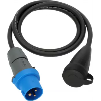 Brennenstuhl CEE Καλώδιο προσαρμογέα 230V 16A 1,5m Υποδοχή Schuko IP44 Μαύρο/Μπλε