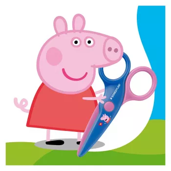 STAEDTLER Noris Junior Peppa Pig Παιδικό ψαλίδι ασφαλείας 130 mm