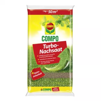 COMPO Turbo Σπόροι γκαζόν για επανασπορά 1,0 kg