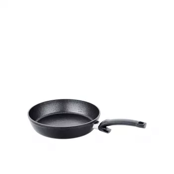 Fissler Adamant Comfort 28cm Τηγάνι, Αλουμίνιο, Αντικολλητικό, κατάλληλο για επαγωγή, Μαύρο/Ασημί