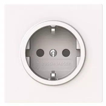 Busch-Jaeger Πρίζα SCHUKO 20 EUCB-44G Safety+ αλπικό λευκό future® linear