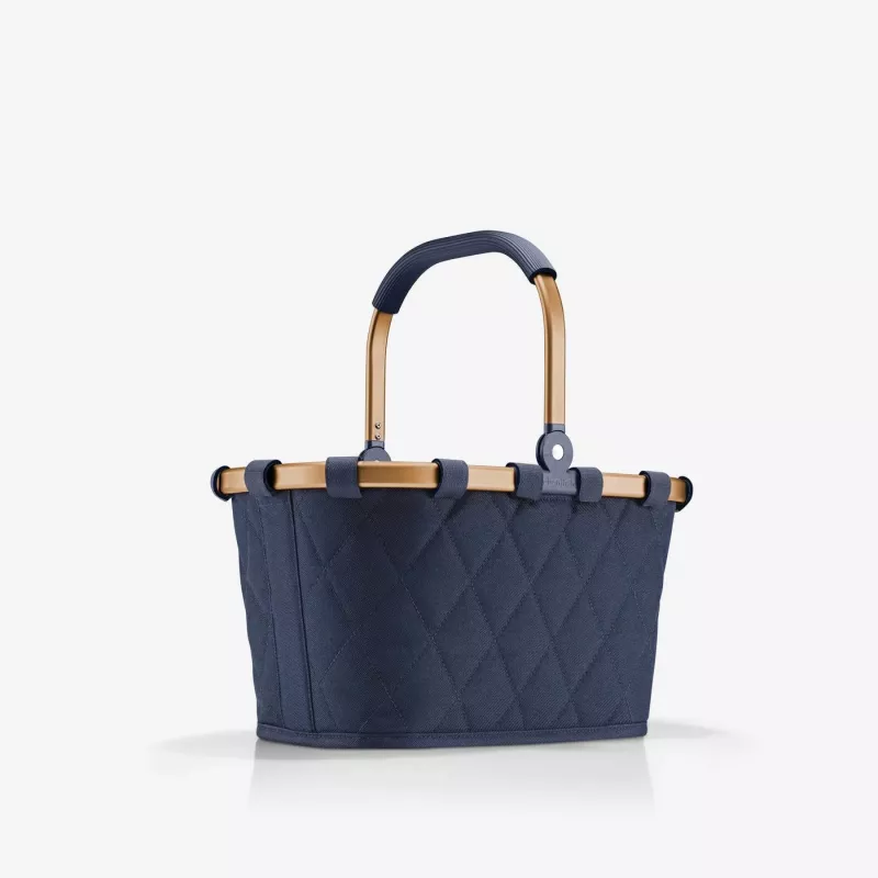 Reisenthel carrybag XS frame rhombus midnight gold