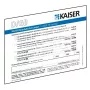Kaiser Elektro σετ πινακίδων αναγνώρισης Schott DE/GB/FR/IT 9473-91