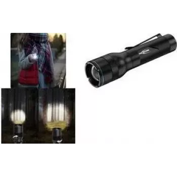 ANSMANN LED Φακός Adventure TA100BF, Μαύρο με Κλιπ Ζώνης, Φωτεινή Ροή: 110 Lumen, Διάρκεια Φωτισμού: 4 ώρες, 1 τεμ. (1600-0760)