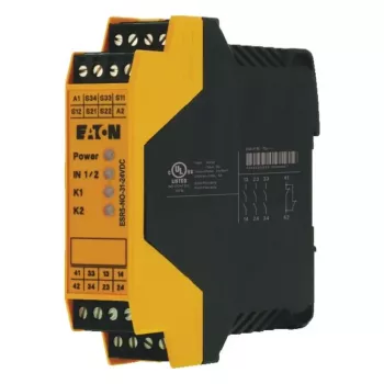 Eaton Ρελέ Ασφαλείας ESR5-NO-31-24VDC 24 V DC 3 NO + 1 NC Ακροδέκτες Βίδας Ράγας DIN