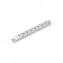 Bachmann 333.4061 Standard 1U PDU 8 Schuko Outlets 2m Cable Surge Protection γκρι