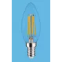 SYNERGY21 LED Retrofit E14 Κερί Διαφανές 4-5W Θερμό λευκό Dimmable