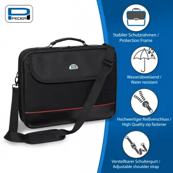 PEDEA TRENDLINE θήκη notebook 17,3 inch + σετ ποντικιού
