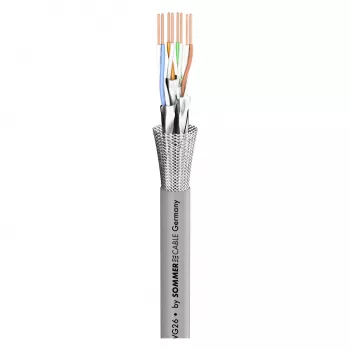 Sommer Cable SC-Mercator CAT.7 Καλώδιο Δικτύου, FRNC, Ø 6,5 mm, γκρι (580-0306F)