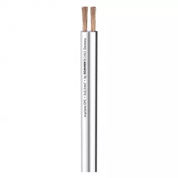 Sommer Cable SC-Prisma Καλώδιο ηχείων, 2 x 2,50 mm², PVC 9,1 x 4,3 mm, λευκό (401-0250-WS)