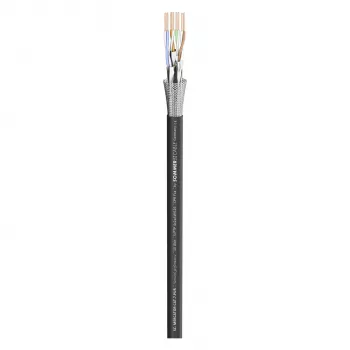 Sommer Cable SC-Mercator CAT.7 PUR Καλώδιο δικτύου, PUR, Ø 6,4 mm, μαύρο, πώληση με το μέτρο (581-0071)