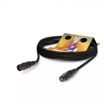 Sommer Cable Binary 434 Καλώδιο DMX512, 4 x 0,34 mm², Βύσμα XLR 5 ακίδων σε υποδοχή XLR 5 ακίδων, HICON, μαύρο, 2,5 m (B4GSU0250-SW)