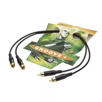 Sommer Cable SC-Onyx 2025 MKII Στερεοφωνικό καλώδιο RCA, ασύμμετρο, 2 x 1 x 0,25 mm², 2x βύσματα RCA σε 2x βύσματα RCA, HICON, μαύρο, 5 m (ON81-0500-SW)