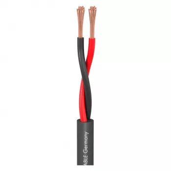 Sommer Cable Meridian Mobile SP215 Καλώδιο ηχείου 2 x 1,5 mm² PVC Μαύρο (πώληση με το μέτρο)