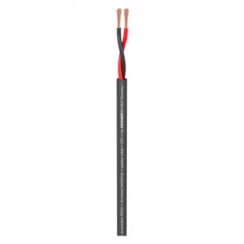 Sommer Cable Meridian Mobile SP215 Καλώδιο ηχείου 2 x 1,5 mm² PVC Μαύρο (πώληση με το μέτρο)
