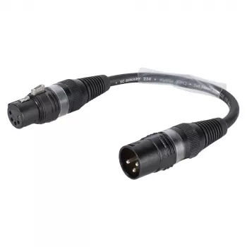 Sommer Cable Καλώδιο προσαρμογέα, βύσμα XLR 3-πολ. σε υποδοχή XLR 5-πολ., μαύρο, 0,15 m (B2WSU0015-SW)
