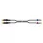 Sommer Cable SC-Onyx 2025 MKII στερεοφωνικό καλώδιο RCA, ασύμμετρο, 2 x 1 x 0,25 mm², RCA σε RCA, HICON, μαύρο, 2,5 m (ON8D-0250-SW)