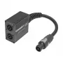 Sommer Cable SPY-N153 Βύσμα ηχείου Προσαρμογέας ήχου, ευθύ, Ανθρακί