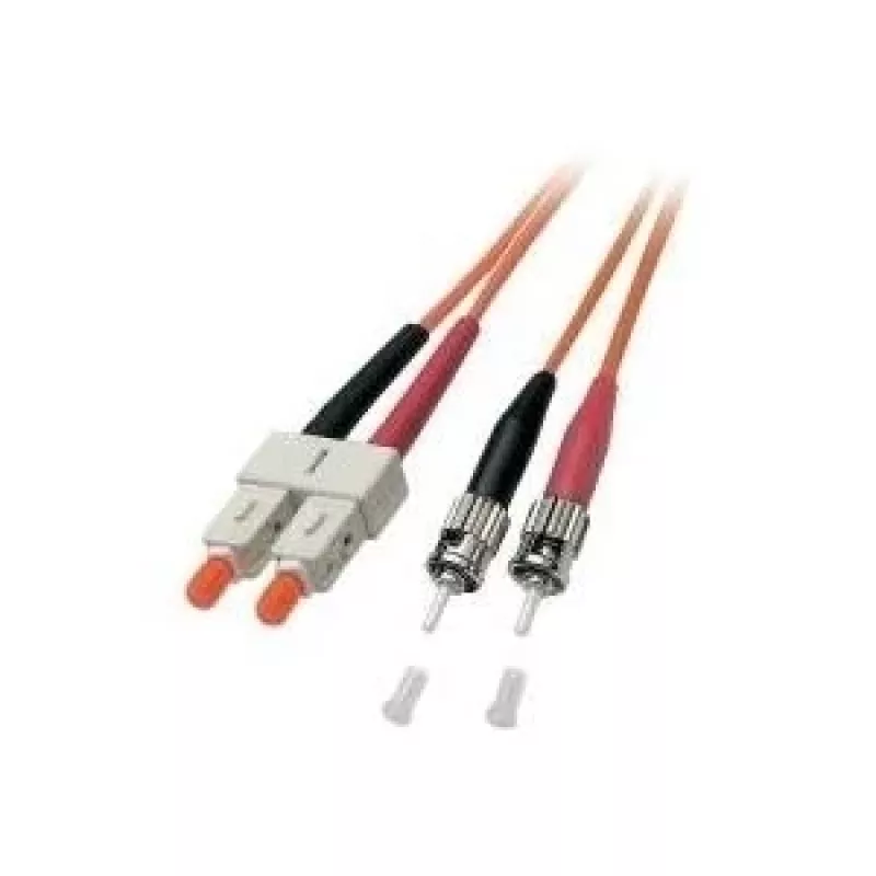 EFB Elektronik ECOFIBER Καλώδιο patch οπτικών ινών ST-ST Duplex OM2 1m Πορτοκαλί LSZH
