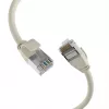 EFB Elektronik Καλώδιο patch RJ45 Cat.6A U/FTP TPE 4mm Ultraflex Γκρι 3m
