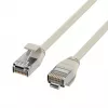 EFB Elektronik Καλώδιο patch RJ45 Cat.6A U/FTP TPE 4mm Ultraflex Γκρι 3m