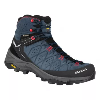 SALEWA παπούτσια Alp Trainer 2 Mid GTX γυναικείο - Java Blue / Fluo Coral - UK 5.5 (EU 38.5)