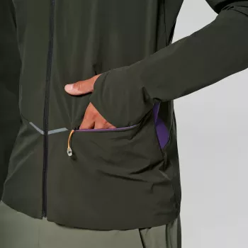 Salewa Pedroc Dst Light Softshell Jacket Ανδρικό Dark Olive Μέγεθος S