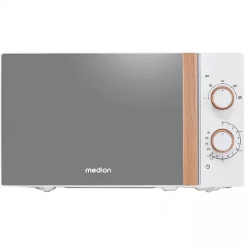 Medion Life MD 10596 φούρνος μικροκυμάτων Solo, 20 L, 700 W, λευκό