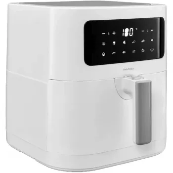 MEDION Air Fryer Life MD 11740 E40 XL (ματ λευκό, 2150 W, κάλαθος 5,2 L)
