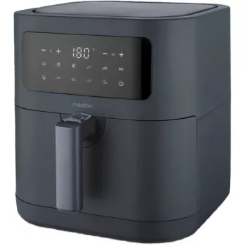 MEDION Life MD 11740 E40 XL φριτέζα αέρα, γκρι, 2150 W, κάλαθος 5,2 L