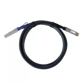 BlueOptics Fortinet FN-CABLE-QSFPDD-DAC-02 συμβατό BlueLAN BL292901X2M26 QSFP-DD Direct Attach Copper καλώδιο, 400GBASE-CR4, 26 AWG, 2 μέτρα