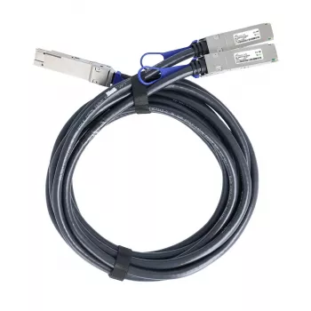 BlueOptics Cisco QDD-2Q200-CU2M BlueLAN παθητικό 400GBASE-CR8 QSFP-DD σε 2x200GBASE-CR4 QSFP56 Direct Attach Breakout καλώδιο, 2m