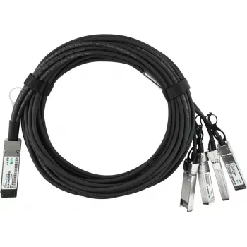BlueLAN Συμβατό Lenovo A1DN Παθητικό 40GBASE-CR4 QSFP σε 4x10GBASE-CR SFP+ Direct Attach Breakout Καλώδιο, 5m, AWG26