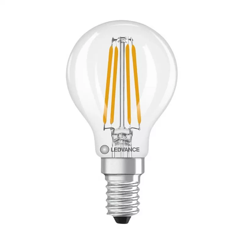 Osram LED Classic P 40 Filament 3.4W 827 Clear E14 LED Λάμπα, Mini Globe