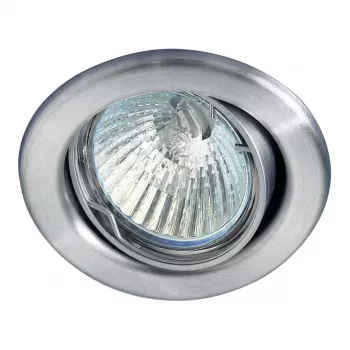 BRUMBERG 01-71018 NV Εντοιχιζόμενος προβολέας 50W GX5.3 Χυτό Σίδερο Χρώμιο Περιστρεφόμενος