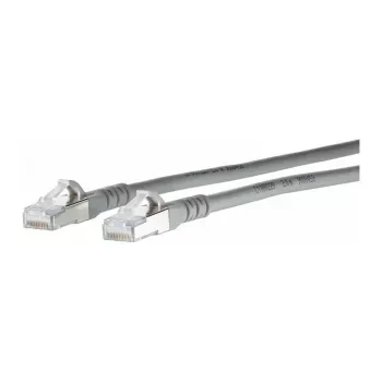 METZ CONNECT Cat.6A S/FTP Καλώδιο Patch AWG26 LSZH Γκρι 0,5m