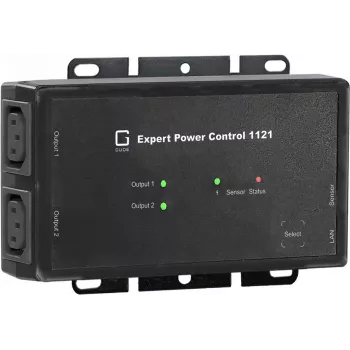 GÜDE 1121-1 EPC 10A 2xC13 1xSen.PortÜSS - PDU με Διακόπτη, Μέτρηση και Παρακολούθηση