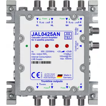 JULTEC JAL0425AN SAT Καταρράκτης Ενισχυτής με Τροφοδοτικό