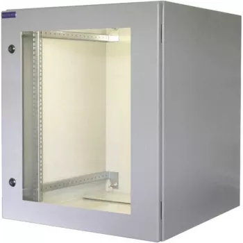 RESISTER Ερμάριο Δικτύου 19 inch Pro - IP66 για Εξωτερικούς Χώρους & Βιομηχανία - Πόρτα με Παράθυρο - 16U - 600x600 mm - Ανοιχτό Γκρι (RAL 7035) (90RR19WV166GG)