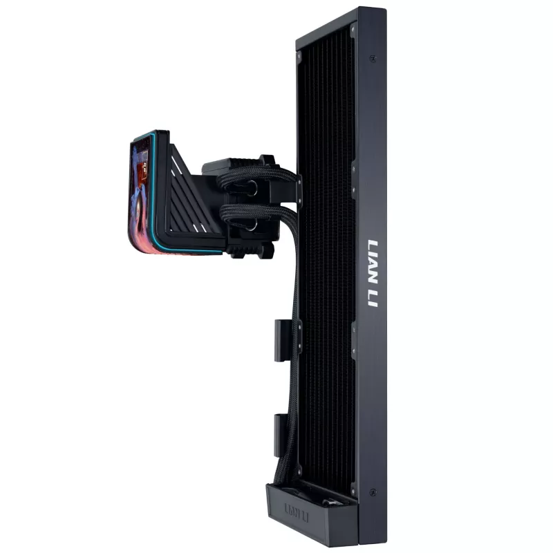 Lian Li HydroShift II OLED Curved 360 Fanless AiO Υδρόψυξη CPU, 360 mm, Οθόνη OLED - Μαύρο