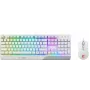 MSI Vigor GK30 Combo RGB Πληκτρολόγιο και Ποντίκι Gaming (Λευκό, FR-Layout)