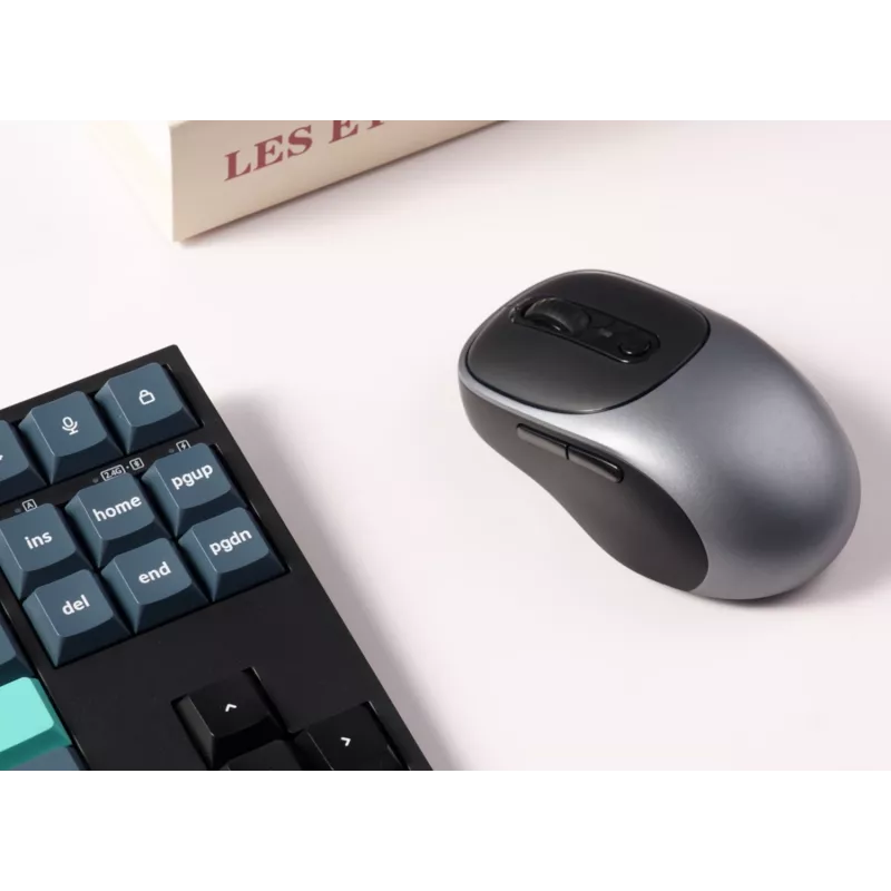 Keychron BM24-C61 PAW3212 Metal Grey Tri-Mode Ασύρματο Ποντίκι