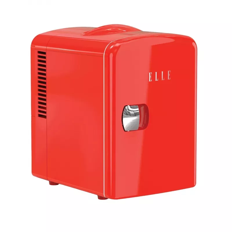 ELLE Home ESDAF101RDEU Μίνι ψυγείο 4L κόκκινο