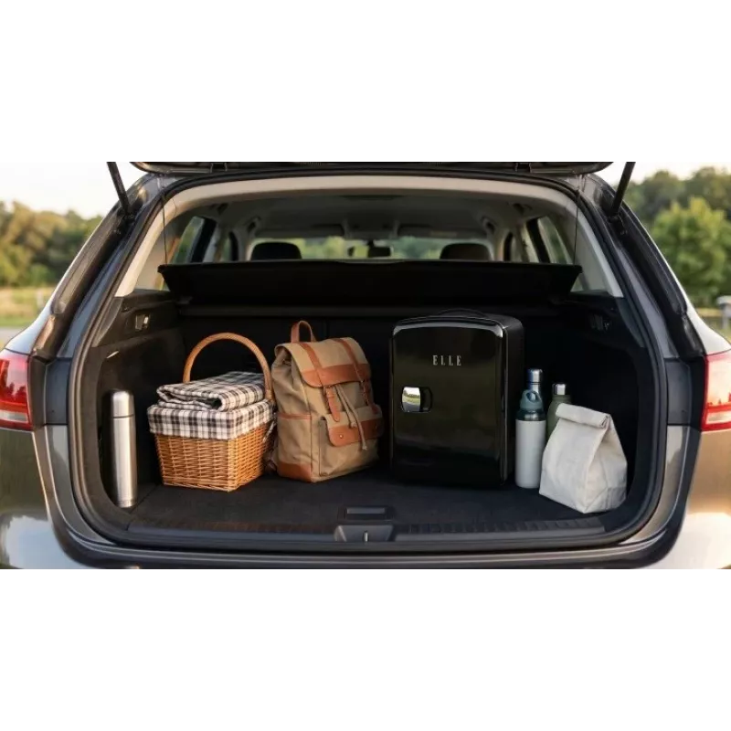 ELLE Home ESDAF101BKEU Μίνι ψυγείο 4L μαύρο