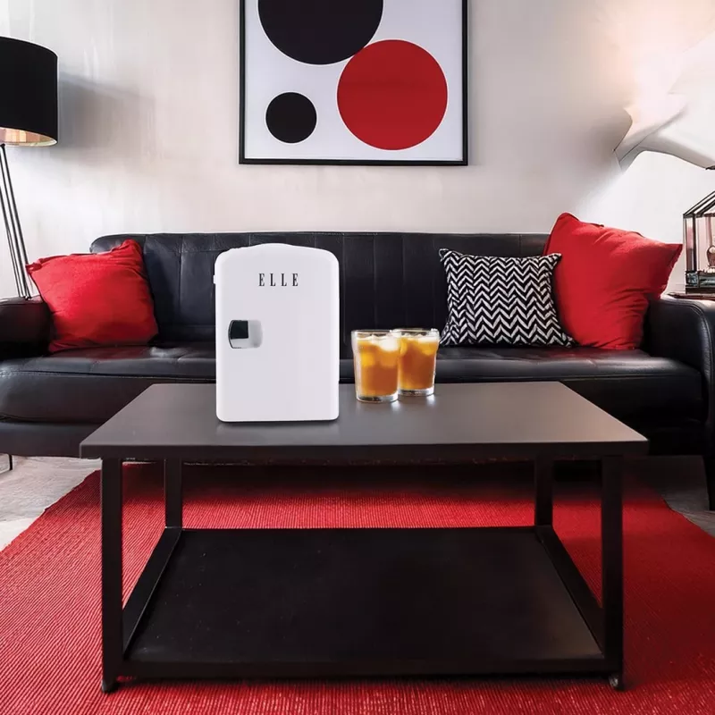 ELLE Home ESDAF101WHEU Μίνι ψυγείο 4L λευκό