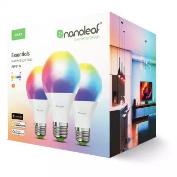 Nanoleaf NF080B02-3A19E Έξυπνη λάμπα LED E27 8,5W 1100lm RGBW Matter Thread