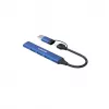 CANYON DS-02 4-in-1 Hub USB-A/C Μπλε