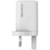 CANYON CU45AC GaN 45W 2xPD UK Λευκός Επιτοίχιος Φορτιστής